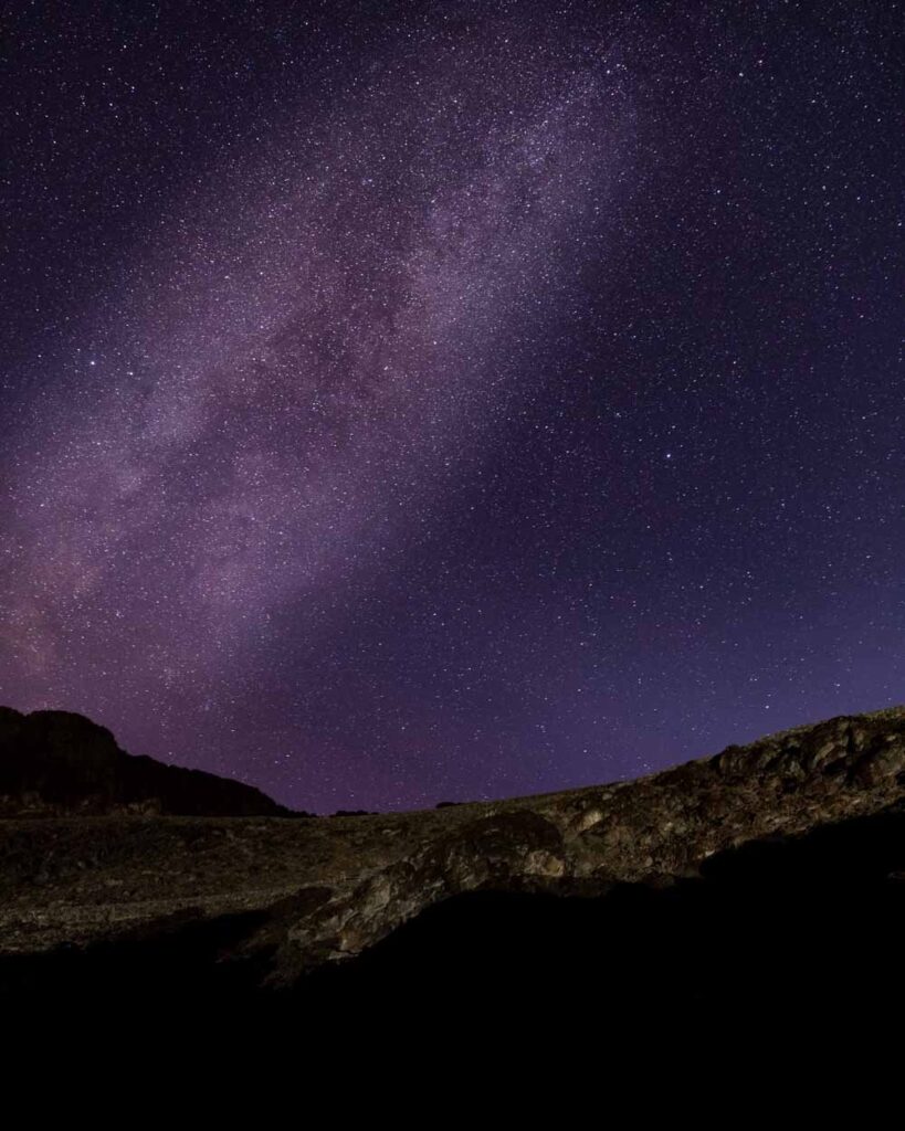 Wadi Stars Mountain Evening